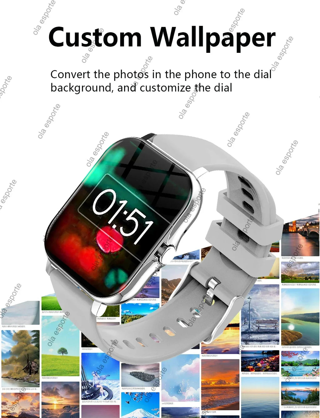 Silver Touch Smartwatch | Velorent Time